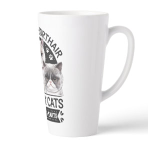 British Shorthair Grumpy Cats Latte Mug