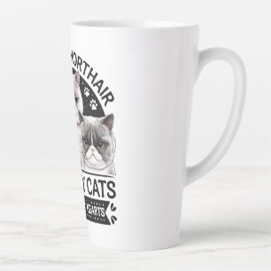 British Shorthair Grumpy Cats Latte Mug