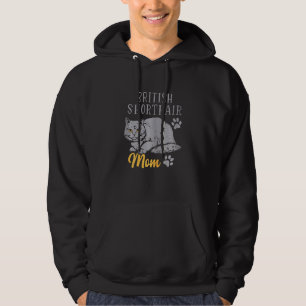 British Shorthair Mom Shorthair Cat Women Hoodie