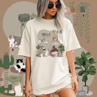 British Shorthair, Scottish Fold Cat, Playful Home T-Shirt