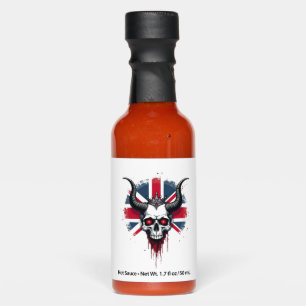 British Skull England UK Flag Premium T-Shirt (1) Hot Sauces