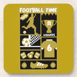British Soccer Football     Beverage Coaster