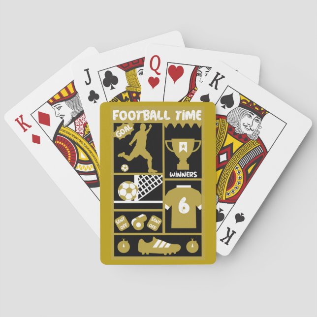British Soccer Football        Poker Cards (Back)