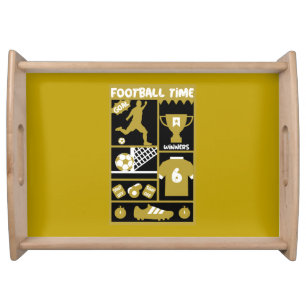 British Soccer Football Serving Tray