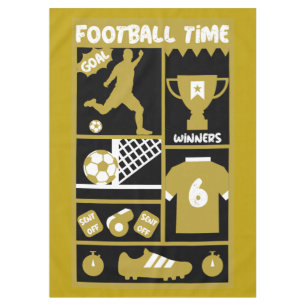 British Soccer Football Tablecloth