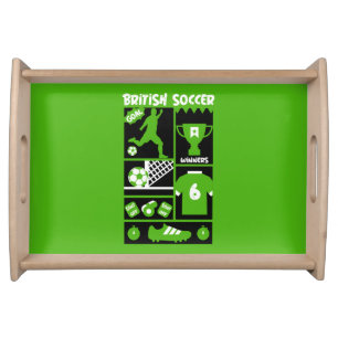 British Soccer  Serving Tray
