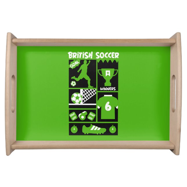 British Soccer  Serving Tray (Front)