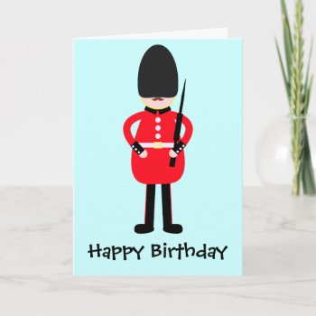 British Soldier Card by mail_me at Zazzle