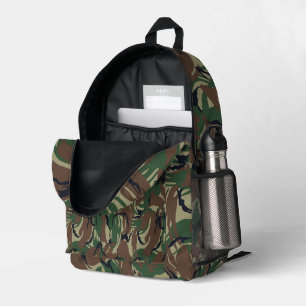 British Soldier Forest Military Camouflage  Printed Backpack