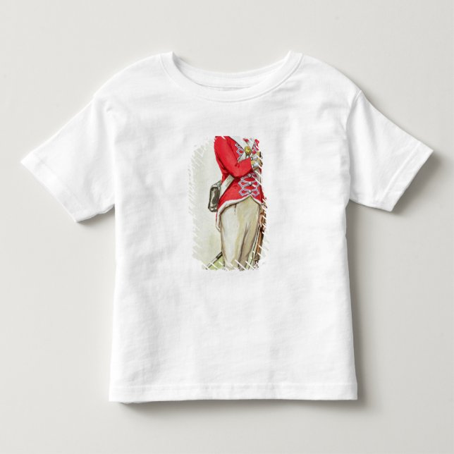 British soldier in Napoleonic times Toddler T-shirt (Front)