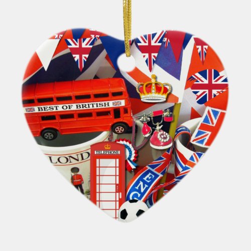 British Souvenirs Ceramic Ornament