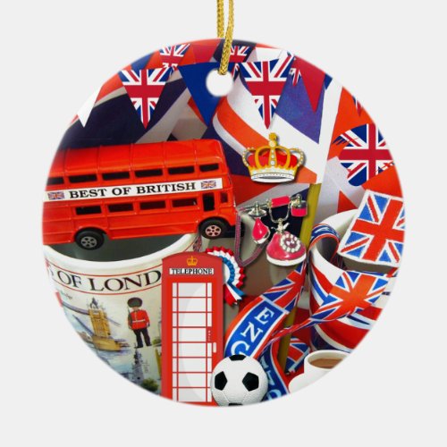 British Souvenirs Christmas Ornament