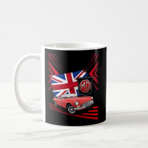 British Sports Car Mg Mgb Convertible Coffee Mug