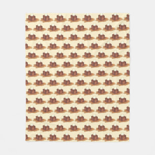British Sticky Toffee Pudding English Dessert Fleece Blanket