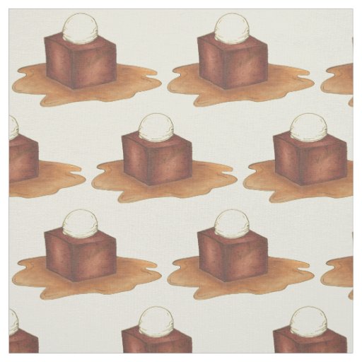 British Sticky Toffee Pudding English Food Dessert Fabric