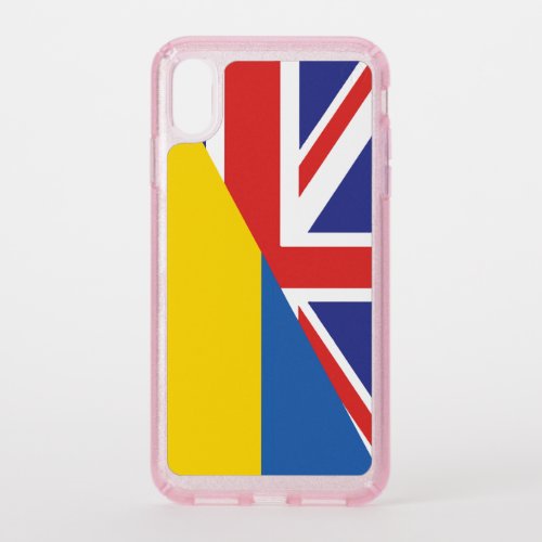 British support towards Ukraine Sherpa Blanket Speck iPhone XS Max Case