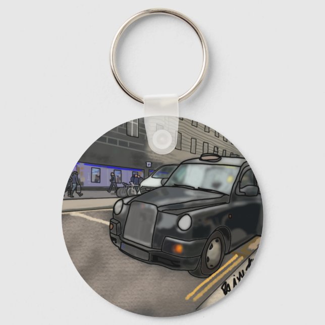 British taxi keychain (Front)