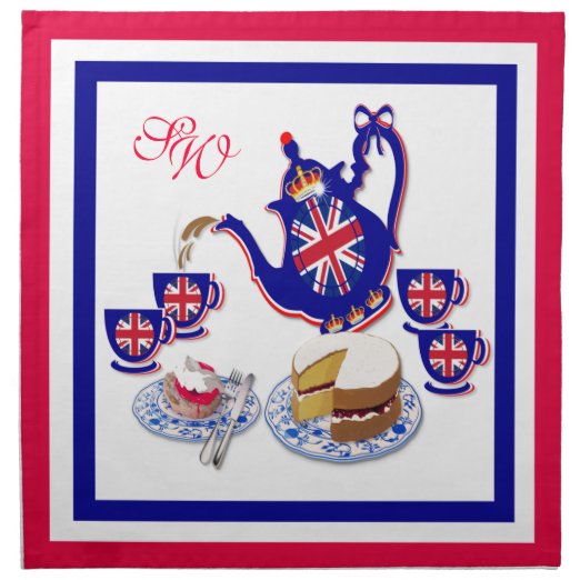 British Party Napkins Zazzle