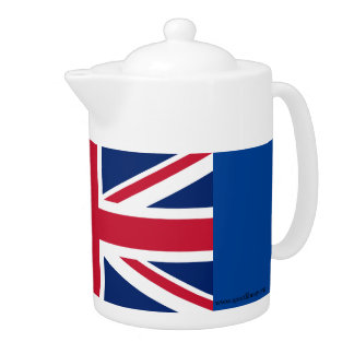 British Teapot, the Union Jack Flag Teapot