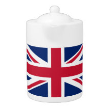 British Teapot, the Union Jack Flag
