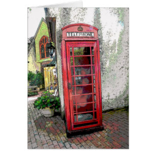 British Telephone Booth Cards