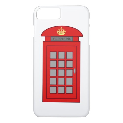 British Telephone Box iPhone 8 Plus7 Plus Case