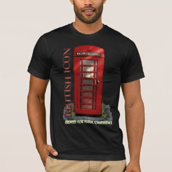 British Telephone Box Funny T-shirt by EnglishTeePot at Zazzle