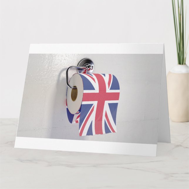 British Toilet Paper Card (Front)