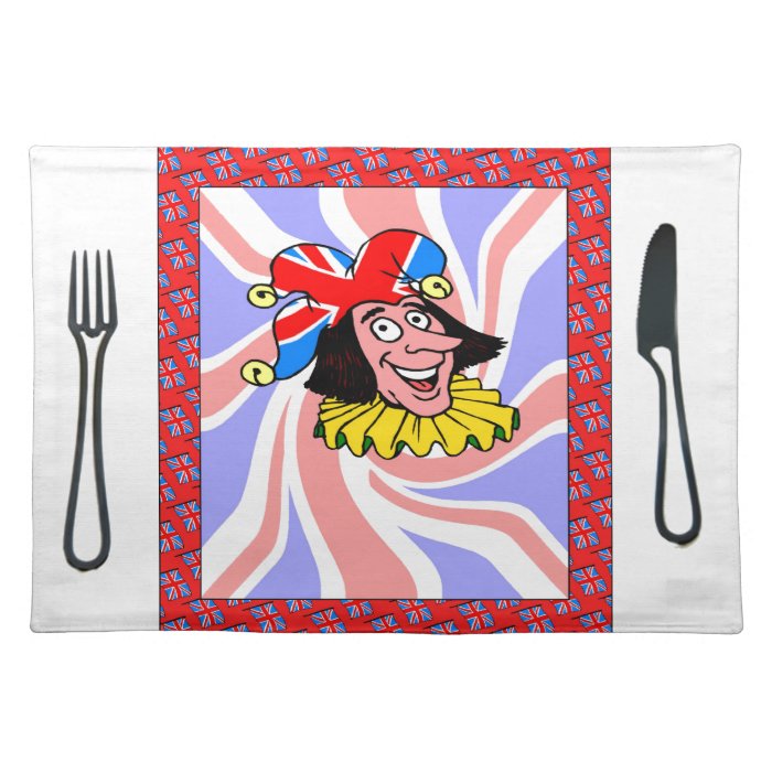 British tradition, Court Jester Placemat