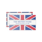British / UK Flag Customizable Business Card
