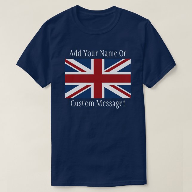 British UK Flag T-Shirt (Design Front)