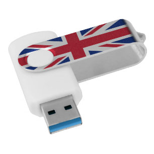 British UK United Kingdom Union Jack Flag USB Flash Drive