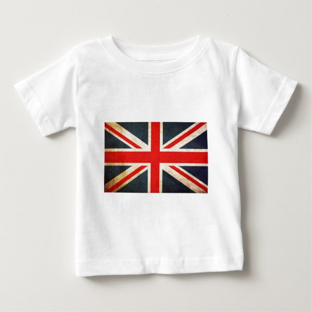British Union Flag Baby T-Shirt (Front)