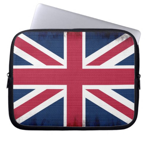 British Union Flag Union Jack Patriotic Design Laptop Sleeve