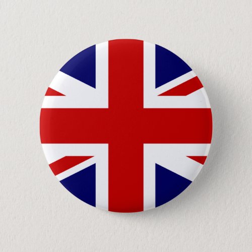 British Union Jack Button Badge Pin