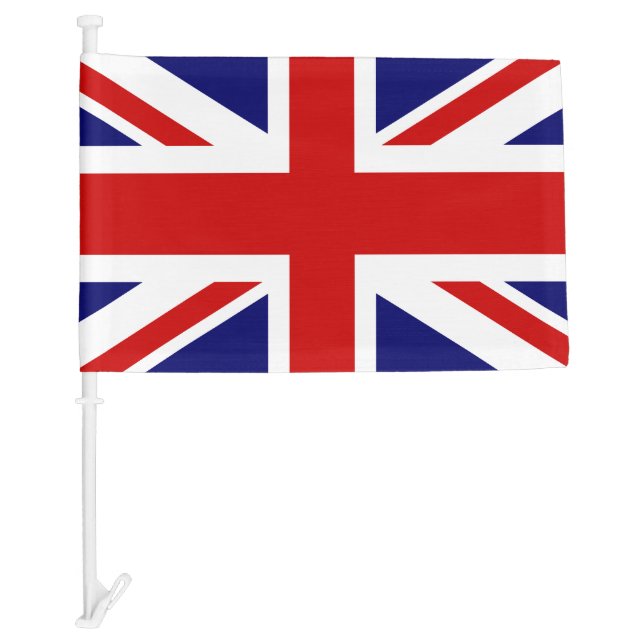 British Union Jack car window flag | English pride (Front)