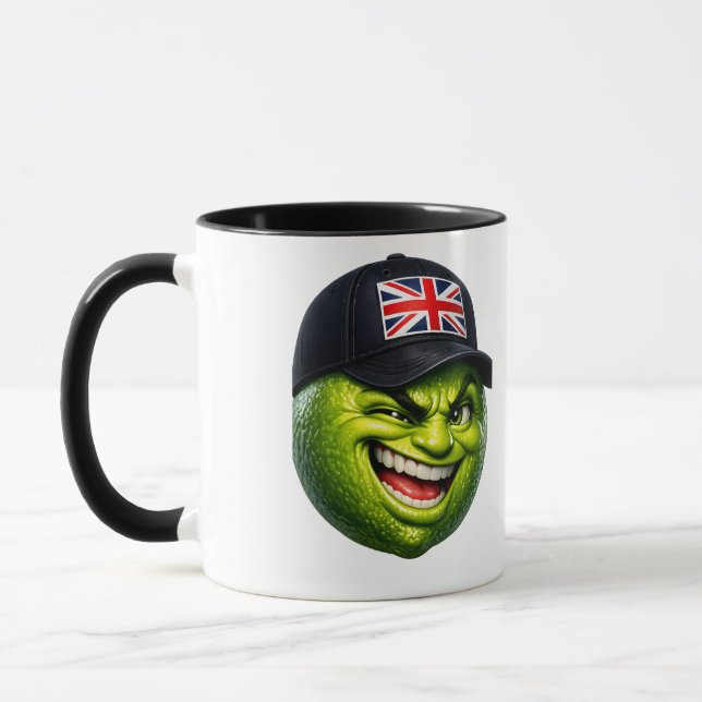 British Union Jack ceramic Mug (Left)