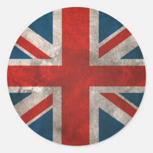 British Union Jack Classic Round Sticker