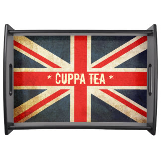 British Union Jack CUPPA TEA Serving Tray