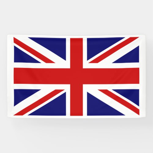 British Union Jack flag banner