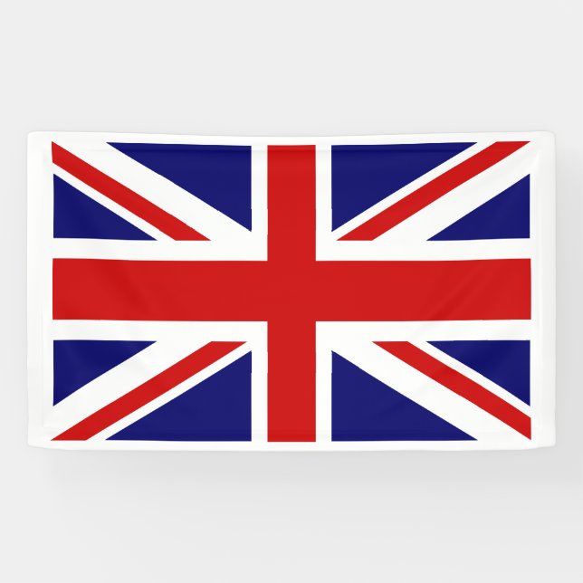 British Union Jack flag banner (Horizontal)