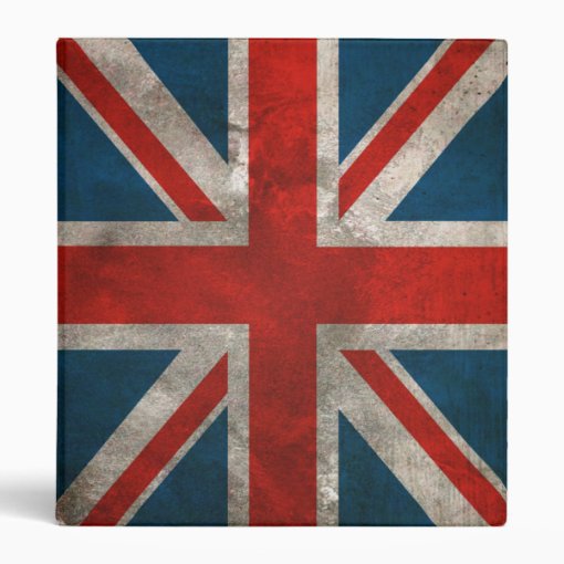 British Union Jack Flag Binder | Zazzle