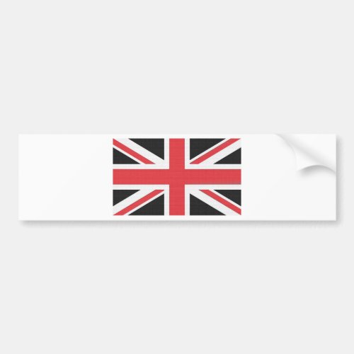 British Union Jack flag Bumper Sticker
