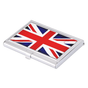 British Union Jack Flag Business Card Case