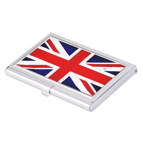 British Union Jack Flag Business Card Case