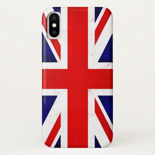 British Union Jack Flag iPhone X Case