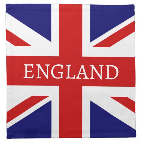 British Union Jack flag custom cloth napkin