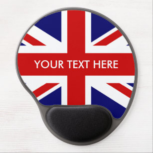 British Union Jack flag custom gel mouse pad