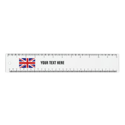 British Union Jack flag custom ruler