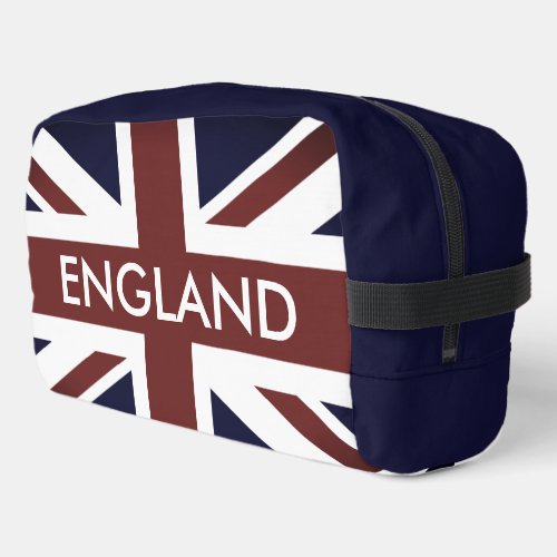 British Union Jack flag custom travel toiletry bag